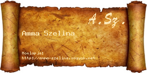 Amma Szelina névjegykártya
